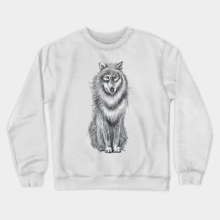 White Wolf Crewneck Sweatshirt